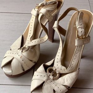 Stuart Weitzman strappy sandal heels